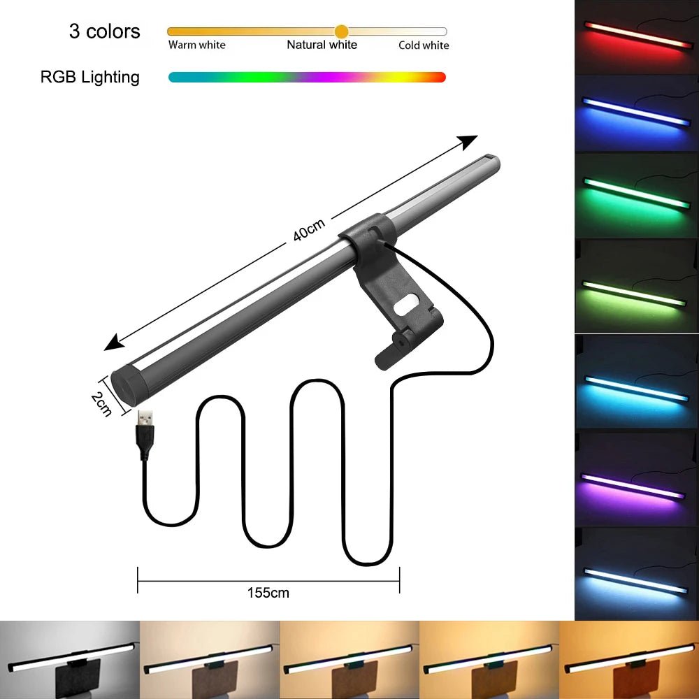 ScreenGlow™ | Barra de Luz LED para Monitor - NovaCase Store