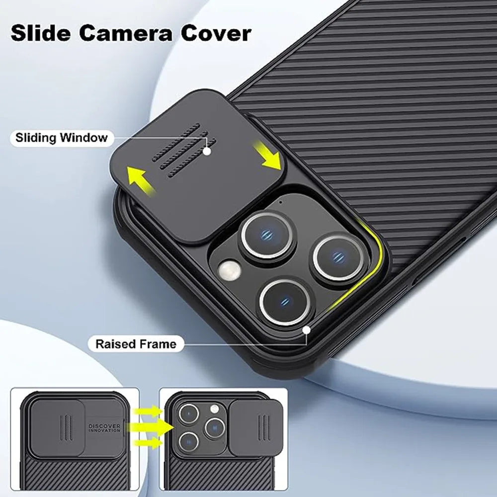 Nillkin CamShield Pro para iPhone - NovaCase Store