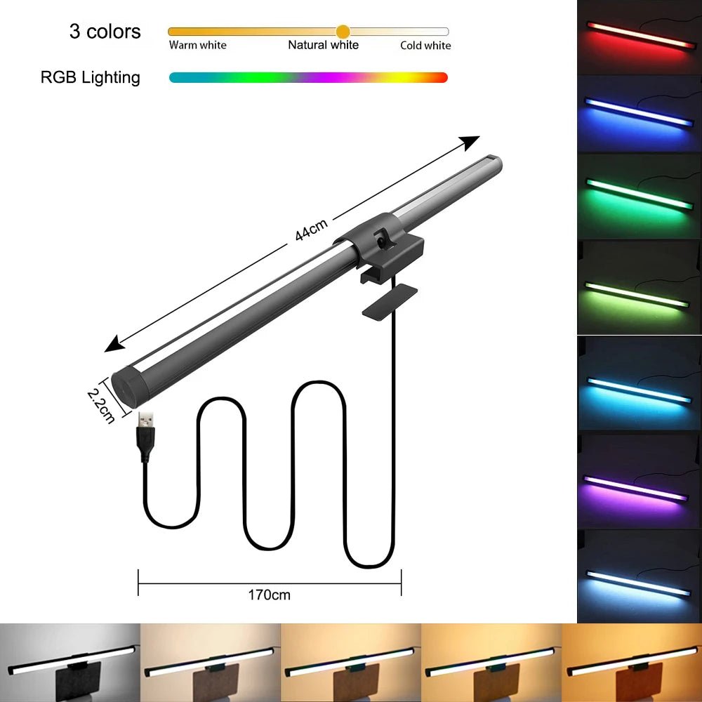 ScreenGlow™ | Barra de Luz LED para Monitor - NovaCase Store