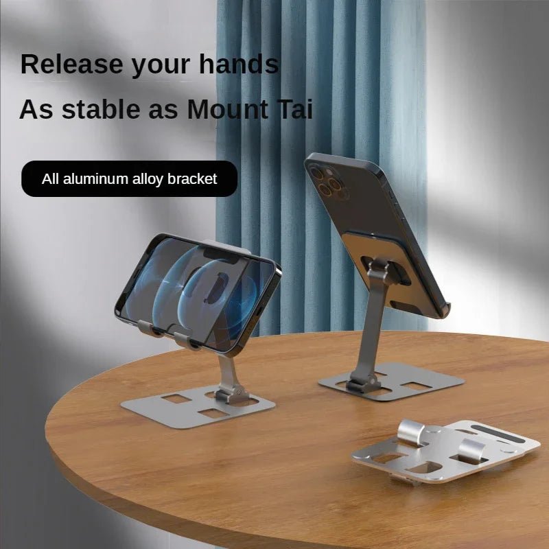 Soporte Premium de Aluminio Plegable para Móvil y Tablet. Accesorios - NovaCase Store