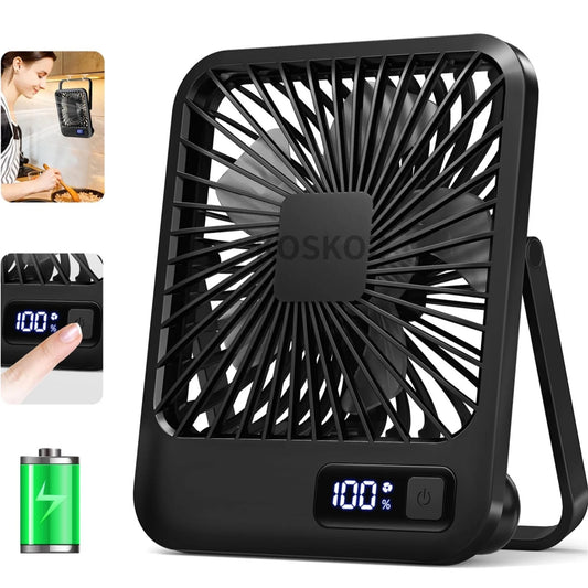 Ventilador Portátil Premium LED Recargable - NovaCase Store